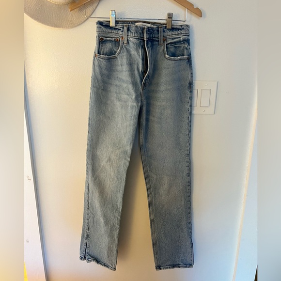 ultra high rise 90’s straight jean - Picture 2 of 5